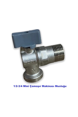 Çamaşır Makinası Musluğu Eko Mini 1/2-3/4