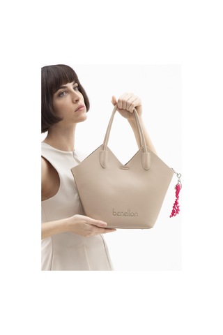 Benetton Kadın El Çantası Bnt1518 Ten Ten