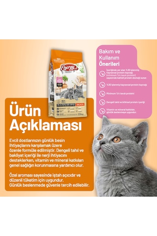 Tavuklu Yavru Kedi Maması 15 Kg - 2 Adet