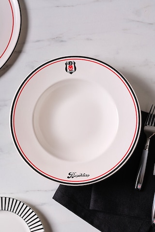 Karaca X Beşiktaş Makarna Tabağı 27 Cm Siyah