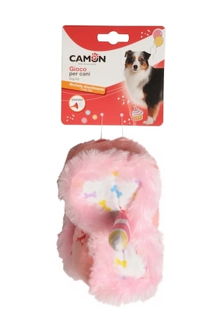 Camon Gıcırtılı Pasta Şeklinde Köpek Doğum Günü Oyuncağı 16 Cm