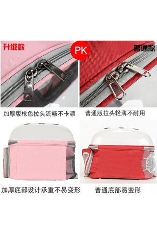 Jokmae Şeffaf Kabinli Kedi Çantası Sarı