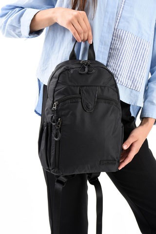 571 Collections Ultra Hafif Şik Ve Su Geçirmez Orta Boy Sırt Çantası Siyah Model: 571-13-9c Siyah
