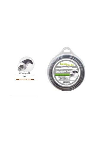 Spring Garden Tırpan Misinası Extra Çelik Telli 3.3 Mm