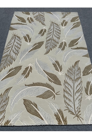 Saray Halı Vizyon 11498 Po 200x300 Krem Yeşil 6 M2 Halı