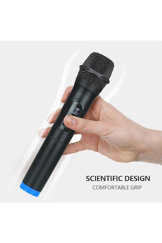 Monozone V-102 VHF Kablosuz Karaoke Mikrofonu