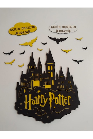 Harry Potter Gençler İçin Özel Duvar Süsü Kişiye Özel İsim Yazıla