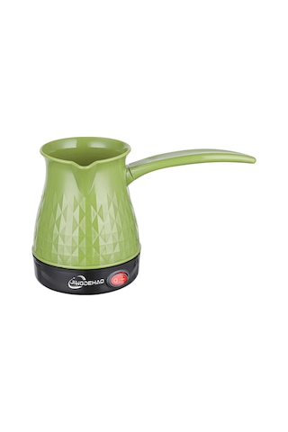 Elektrikli El Yapım Türk Kahvesi Makinesi-yeşil