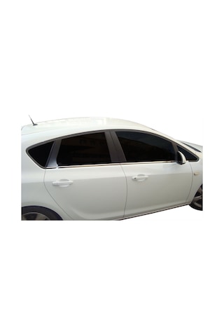Opel Uyumlu Astra J Sd 2012-2019 Cam Çıtası Paslanmaz Çelik 4 Parça
