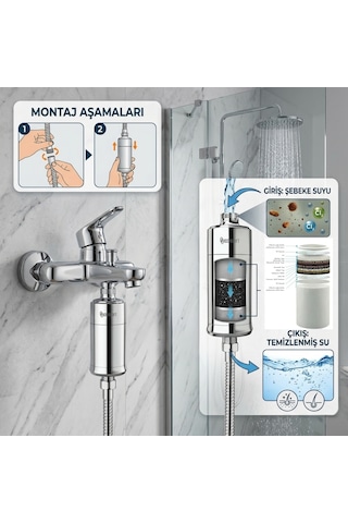 Pera Water 15 Aşamalı Duş Filtresi -