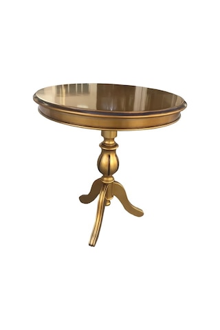 Fiskos Baba Ayak Model Parlak Ihlamur Ağacı Ayak Parlak Gold Mdf N11.2465