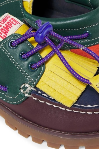 Bobo Choses X Camper Compas Nautic Çocuk, Deri Tasarım Tekne Ayakkabısı Çok Renkli