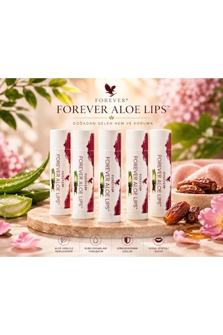 Forever Aloe Lips Dudak Koruyucu 5'li