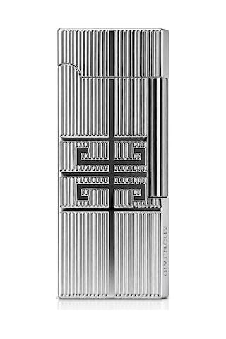 Premium Metal Gazlı Çakmak Çizgili Desenli Klasik Taşlı Hediyelik Çakmak