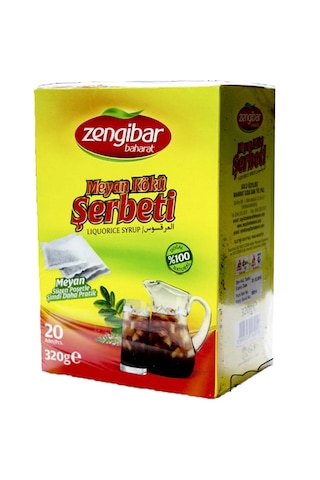Zengibar Meyan Kökü Şerbeti 320 Gr 20 Adet