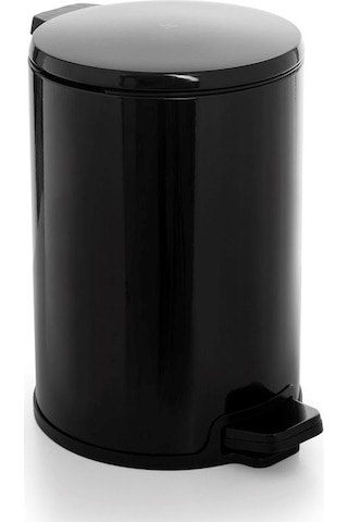 Primanova M-E49-06-06 Cigo Pedallı 12 Litre Siyah Çöp Kovası Siyah
