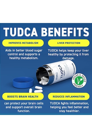 Applied Nutrition Tudca + N.a.c - Liver & Antioxidant Support Bile Salts 800mg Tauroursodeoxycholic Acid 90 Caps Aromasız