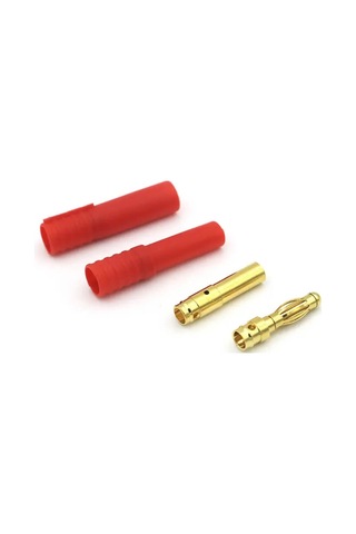 Wozlo Hxt 4.0mm Gold Plated Erkek Dişi Banana Konnektör - 5 Çift