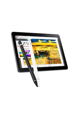 Pazly Universal Stylus Kalem - Saf Bakır Uç - Otomatik Kapanma - İos/android/windows Uyumlu