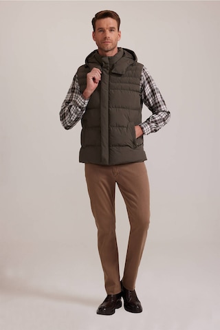 Ysf Erkek Haki Yeşil Regular Fit Yelek