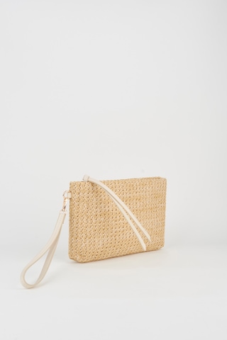 Vivaq Kadın Bellis Örgü Hasır Astarlı Suni Deri Bilek Askılı Portföy El Ve Clutch Çanta