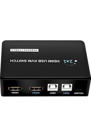 Powermaster Pm-11789 4K Hdmı Usb Kvm Swıtch 2X1