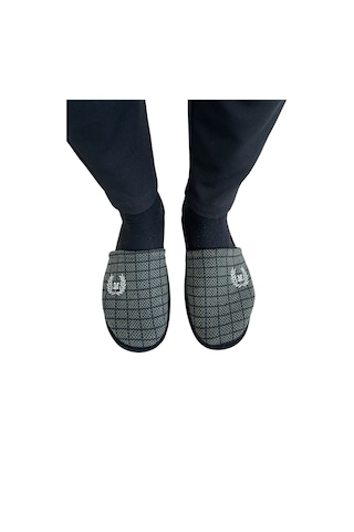 Haki Kışlık Erkek Ev Terliği-haki