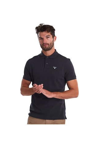 Barbour Tartan Pique Polo Yaka Ny51 Navy Ny51 Navy