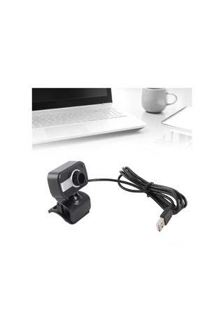 Yuntech01 Laptop Ve Lcd İçin Usb Web Kamera, 360 Dönüş, Led Gece Görüşü, Yüksek Çözünürlük, Mikrofonlu, Çeşitli Konferans Yazılımlarıyla Uyumlu