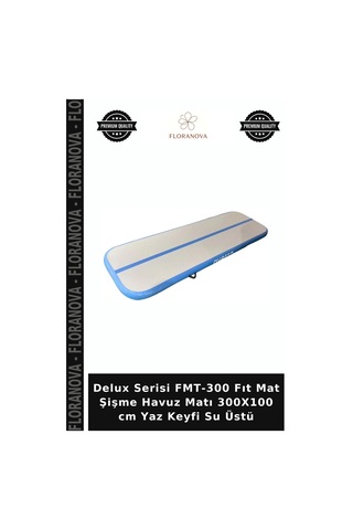 Delux Serisi Fmt-300 Fıt Mat Şişme Havuz Matı 300x100 Cm Yaz Keyfi Su Üstü Çok Renkli