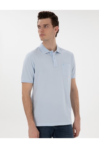 Pierre Cardin Erkek Açık Mavi Tişört Basic 50302538-vr003