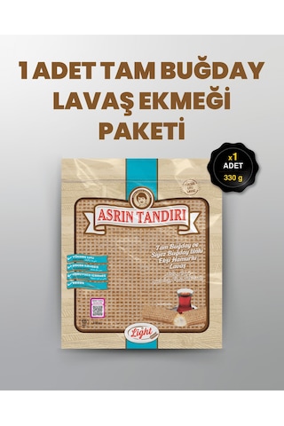 1 Paket Ekşi Hamurlu Tam Buğday Lavaş Ekmeği
