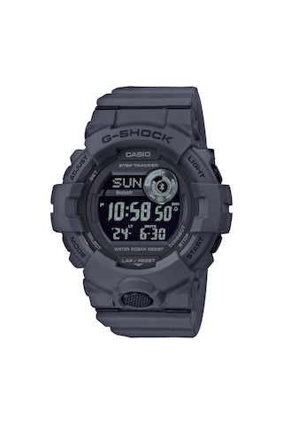 Casio Gbd-800uc-8dr Quartz Dijital Silikon Gri Siyah Kadran 10 Atm 49 Mm Erkek Kol Saati Gri