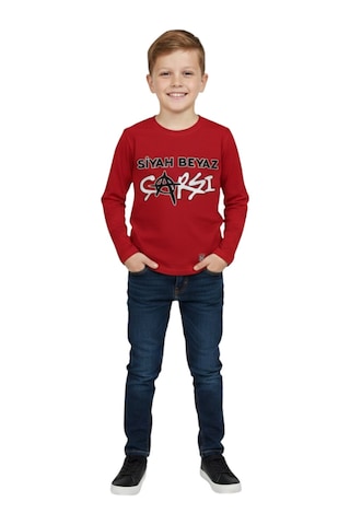 Beşiktaş Orijinal Lisanslı Uzun Kol Sweatshirt Kırmızı