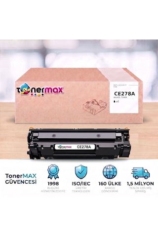 Hp Laserjet Pro M1536dnf Muadil Toner Çipli Ce278a 4'lü 2.100 Sayfa