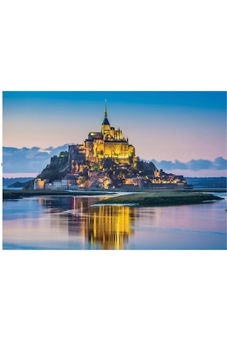 Olimpia 1000 Parça Mont Saint-Michel Manstırı Puzzle