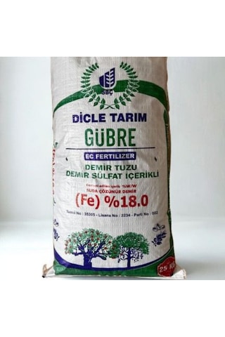 Gübre-Demir Sülfat Içerikli (Kara Boya)-25 KG