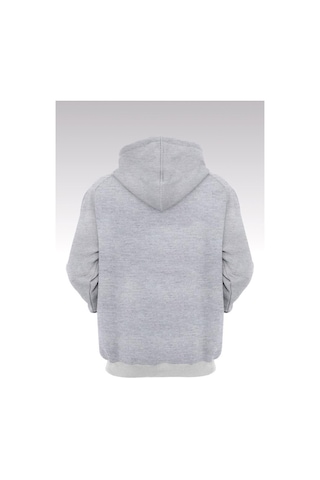 Startmore Boston Kapşonlu Sweatshirt - Hoodie Gri