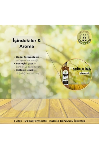 Sirke Günlüğüm Spirulina Sirkesi 1 L