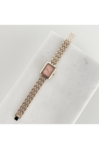 Odro Gold Saat Pembe Çok Renkli