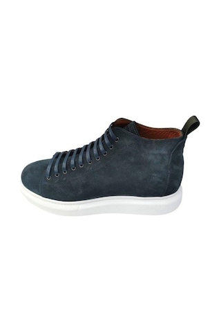 Büyük Numara Süet Erkek Bot Lacivert Siyah