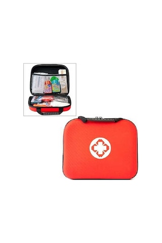 Wondernest Eva Taşınabilir Araba Ev Açık Hava Acil Durum Kiti Hayatta Kalma Seti Kırmızı