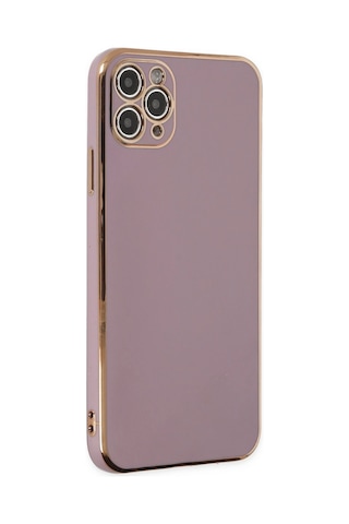 Newface - 512 - İphone 11 Pro Max Kılıf Volet Silikon - Metemıx - - Mor