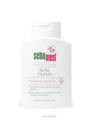 Sebamed İntim Yıkama Jeli - Hassas Ciltler İçin Ph 3.8 Dış Genital Bölge Temizleyici İntim Bakım Ürünü 200ml