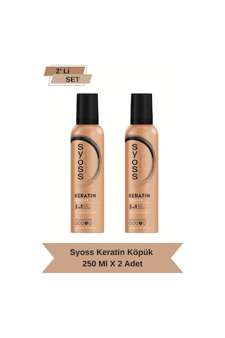 Syoss Keratin Köpük 2 x 250 ML