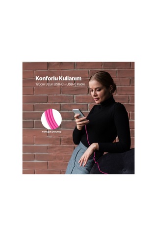 Ttec Usb-c - Usb-c 120cm 60w Pd/qc Hızlı Şarj/data Kablosu - 2dk59