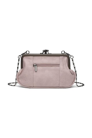 Smart Bags Mini Boy Yıkama Deri Burslu Kadın Kese 21-k Barcelona 1937-7 Pudra