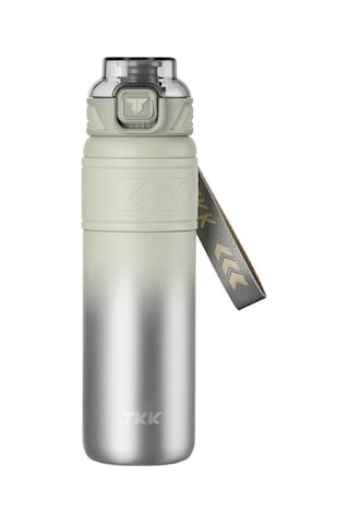 Tkk Çelik Termos Matara 900 Ml Gri Yeşil