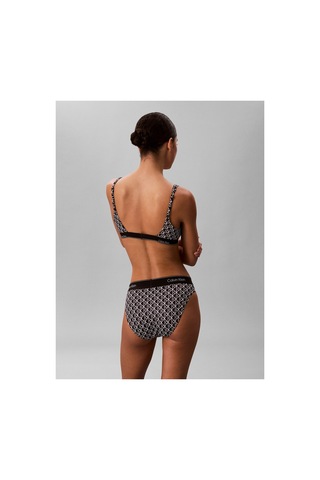 Calvin Klein Kadın Marka Logolu Elastik Bel Bantlı Siyah-beyaz Bikini Altı Lv00q61132 32n-15957 Siyah - Beyaz
