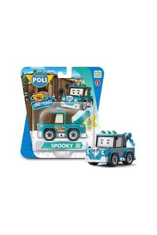 Robocar Poli Metal Araç Karakter Figürler - Spooky 83166 Standart
